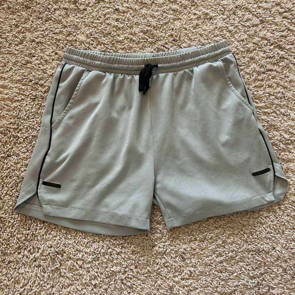 Men's Athletic Shorts in Light Gray